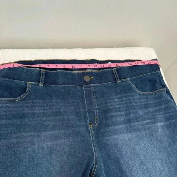 Betabrand Yoga‎ Denim Skinny Jeans Womens 3X Long Pull On Jeans - Picture 9 of 13
